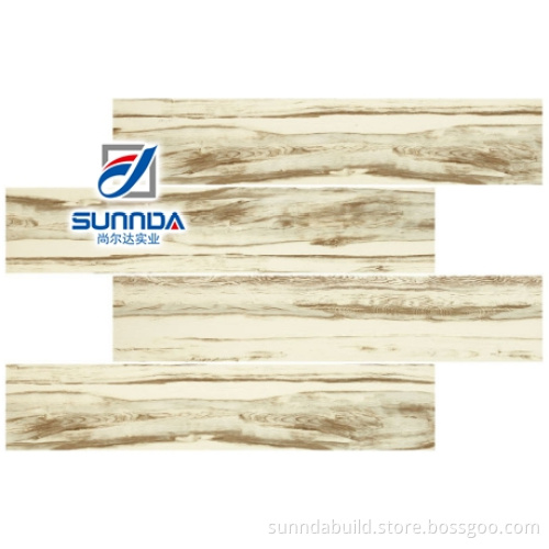 perfect wood grain inkjet printing rough finish ceramic porcelain tiles for bedroom